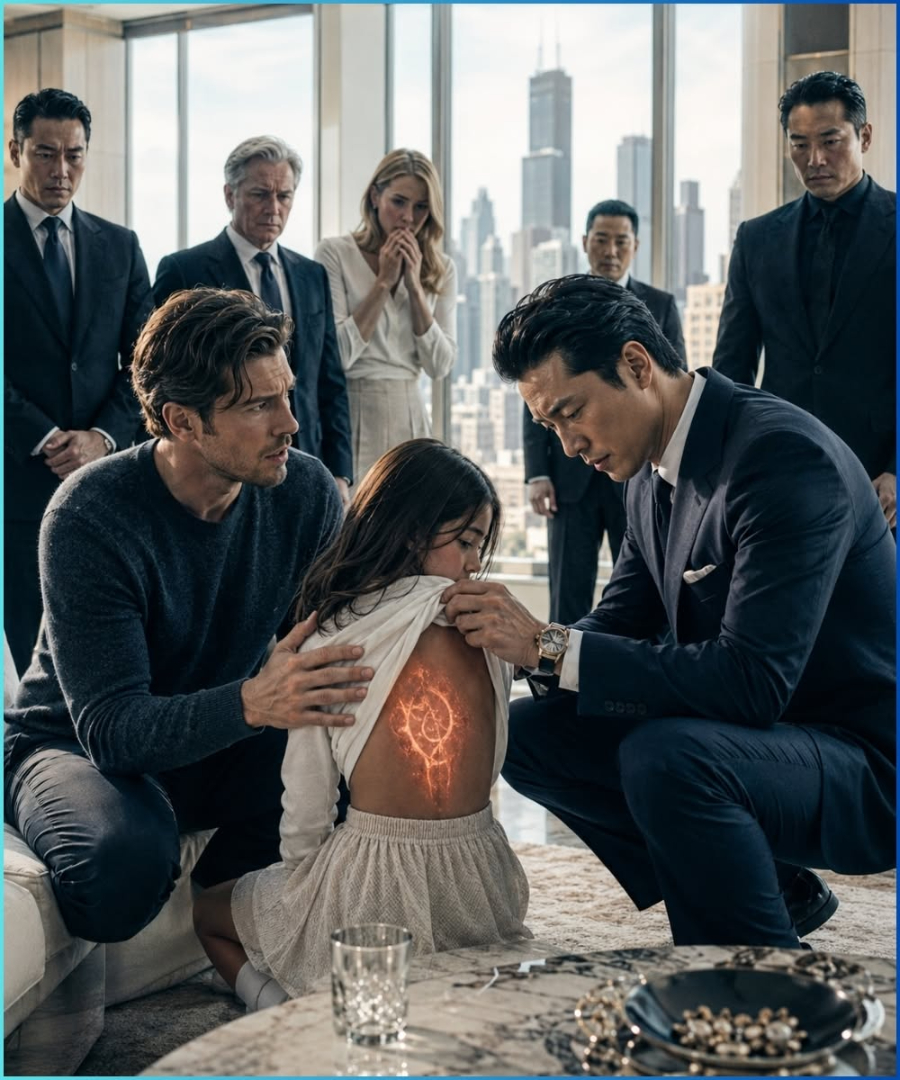 My daughter whispered, “Dad, my back hurts,” and when the Korean-American mafia boss lifted her shirt, the mark burned into her skin made Chicago go silent