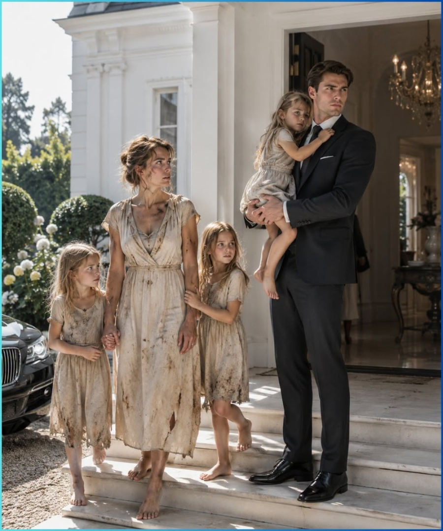 The Virgin Billionaire Took the Beaten Maid and Her Three Girls Home, but the Lie She Told to Save Him Nearly Cost Them Everything