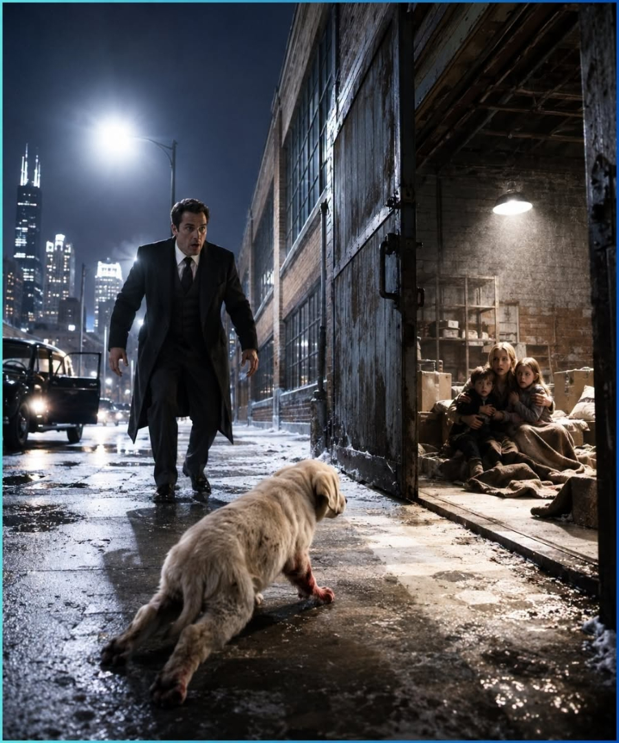A Bleeding Puppy Dragged Chicago’s Most Feared Mafia Boss Into the Night, and What He Found Behind a Locked Warehouse Broke Him