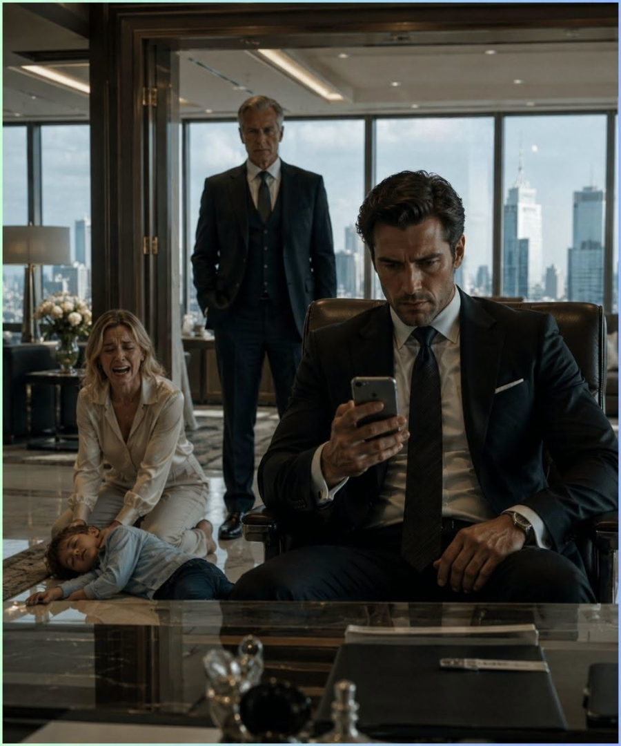 The Billionaire CEO Silenced His Wife’s Seventeen Calls While Their Little Boy Died, but He Forgot Her Father Had Spent Thirty Years Breaking Men Who Thought Money Made Them Untouchable
