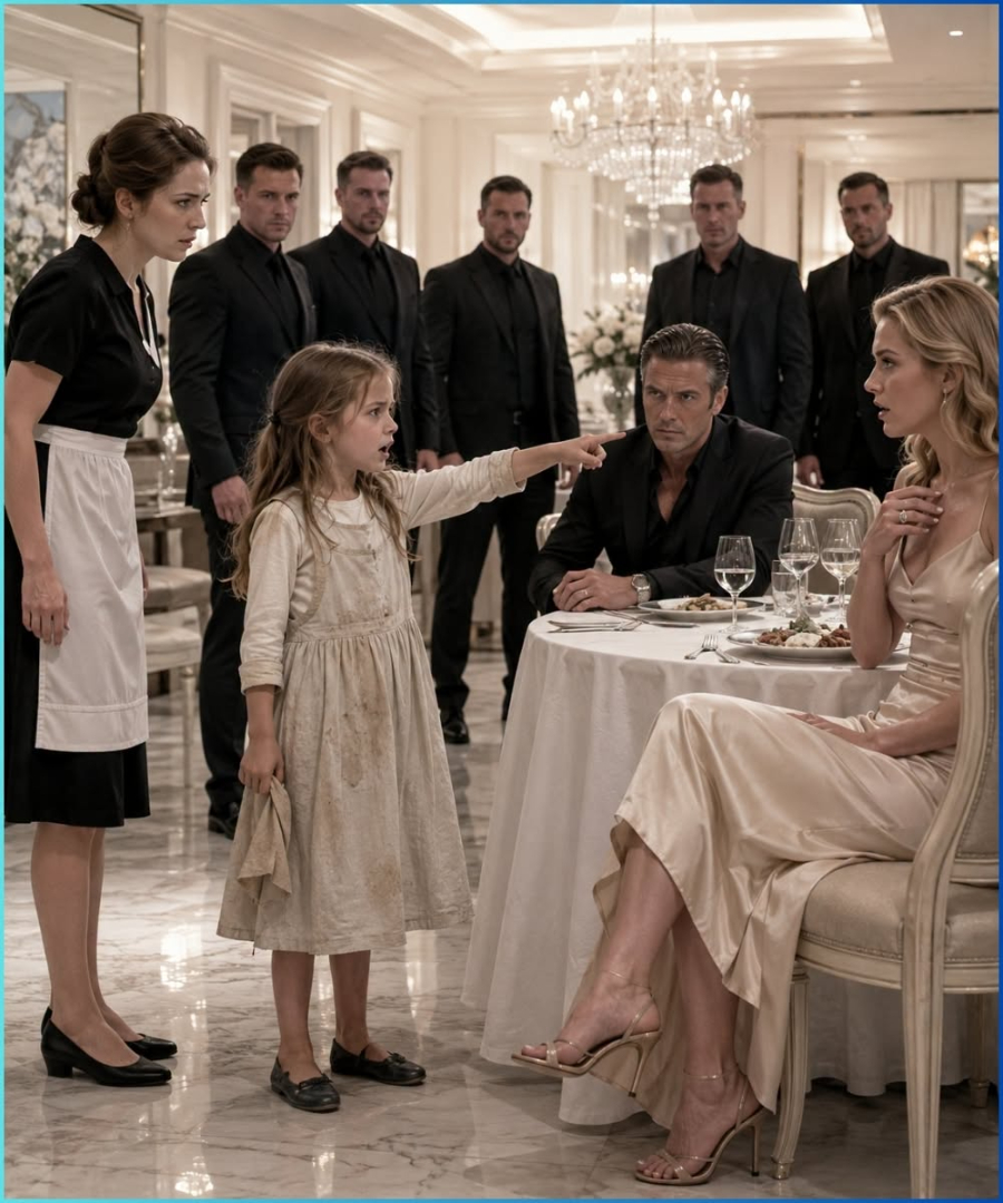The Kitchen Maid’s Seven-Year-Old Daughter Stopped the Mafia Boss’s Dinner and Exposed the Woman Wearing His Ring