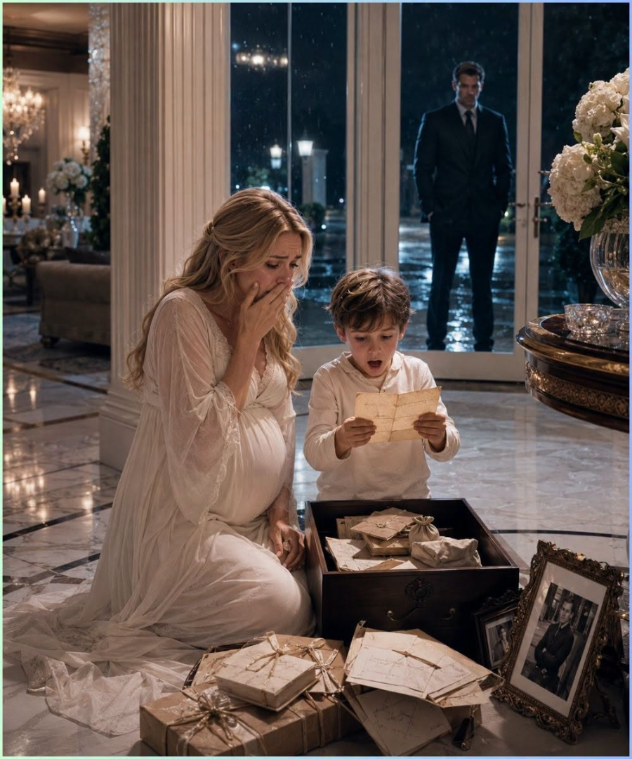 The Pregnant Wife Waited Until Midnight for Her Billionaire Mafia Boss Husband, but Six Years Later Their Son Opened the Letter That Proved He Had Never Stopped Coming Home