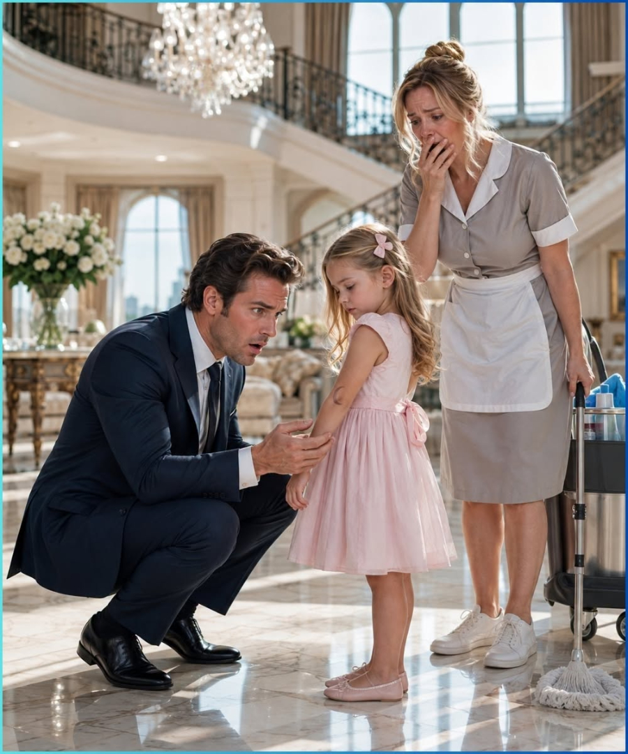 The Millionaire Saw a Crescent Mark on the Housekeeper’s Daughter and Realized Someone Had Stolen Five Years From Them