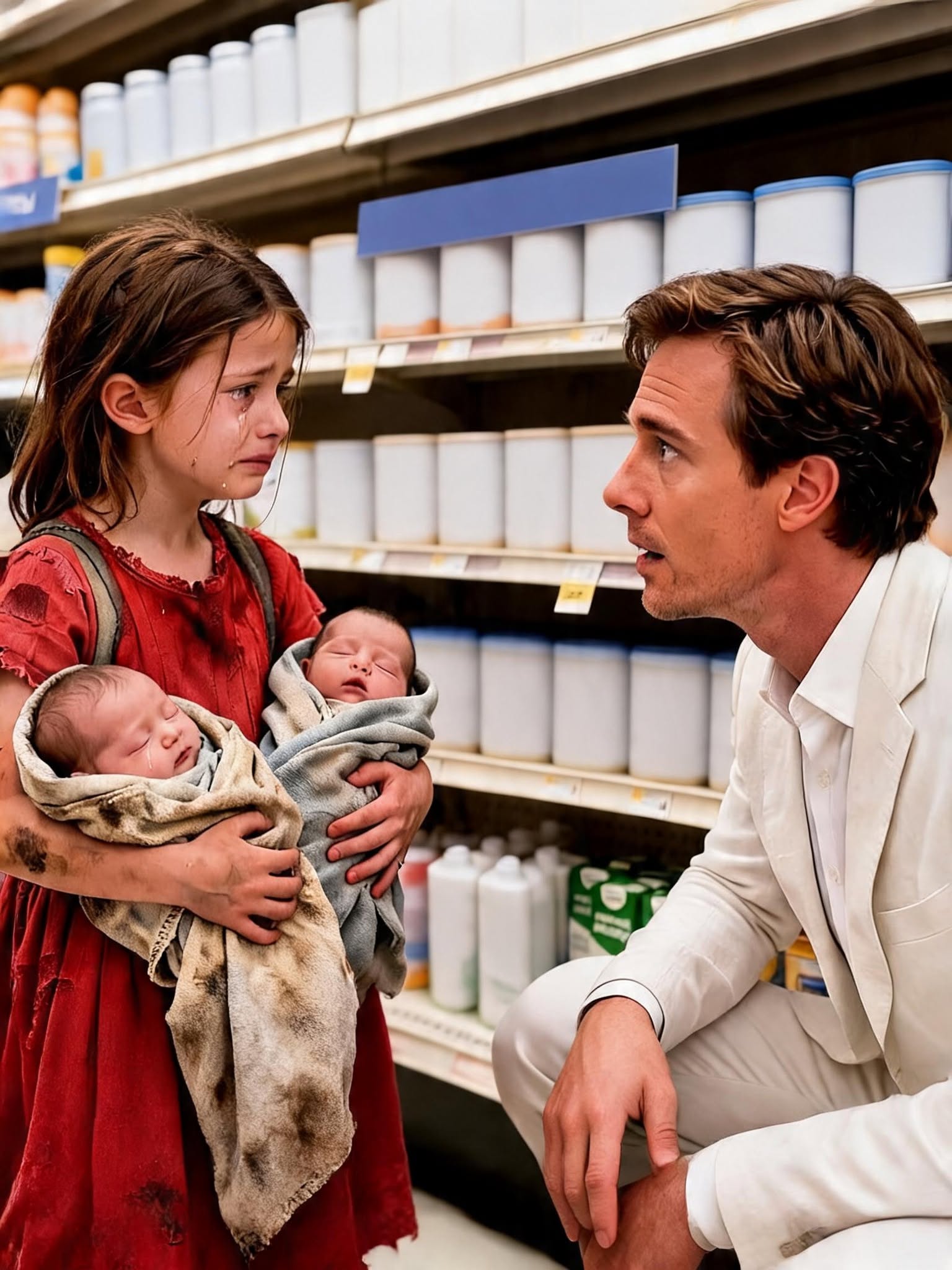 “WE’LL PAY YOU BACK WHEN WE GROW UP,” THE STARVING LITTLE GIRL TOLD THE STRANGER WHO BOUGHT HER MILK—UNAWARE HE WAS A RUTHLESS MAFIA KING ABOUT TO MARRY HER BROKEN SISTER TO SAVE THEM ALL