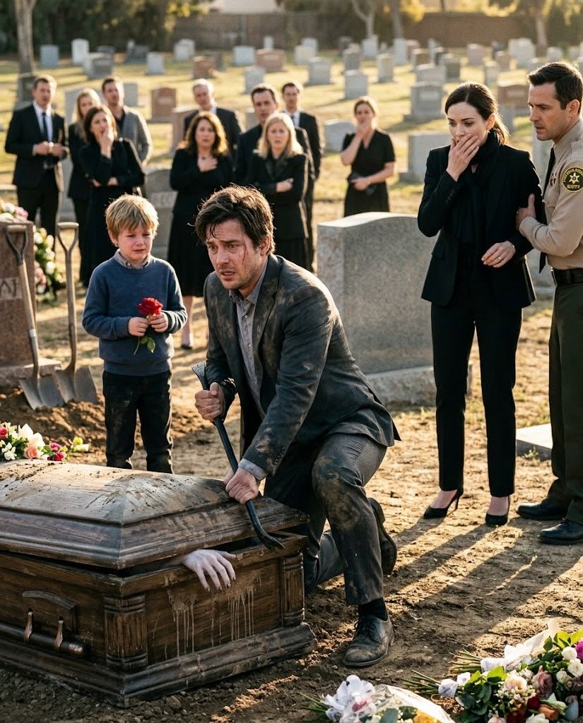 My seven-year-old son screamed that his dead mother was cold then my sister grabbed him beside the fresh grave and hissed, "Your mother is dead. Stop embarrassing us."