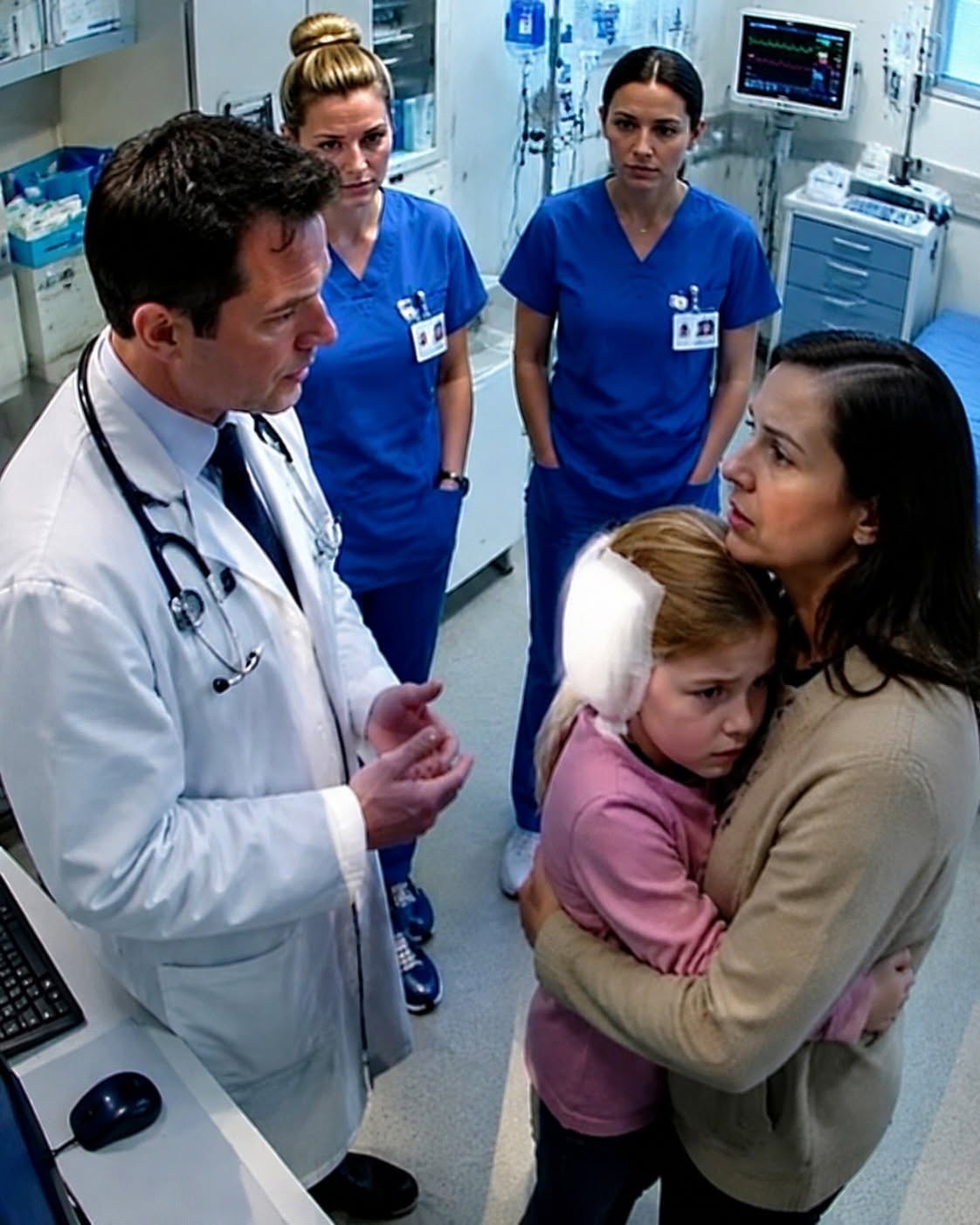 “Mom, my ear feels strange,” my daughter said, complaining about pain. I took her to the ent clinic right away. The doctor looked inside her ear, then suddenly stopped. “Ma’am, you need to see this,” he said, turning the monitor toward me. Deep in her ear canal, something completely unexpected appeared......