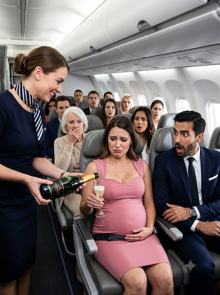 I Boarded a Plane with My Mistress, Believing My Wife Was Hundreds of Miles Away. Instead, She Welcomed Us in a Perfect Flight Attendant's Uniform and Said Something That Drained the Bl00d from My Face: "Champagne to Celebrate That Business Meeting You Invented?"