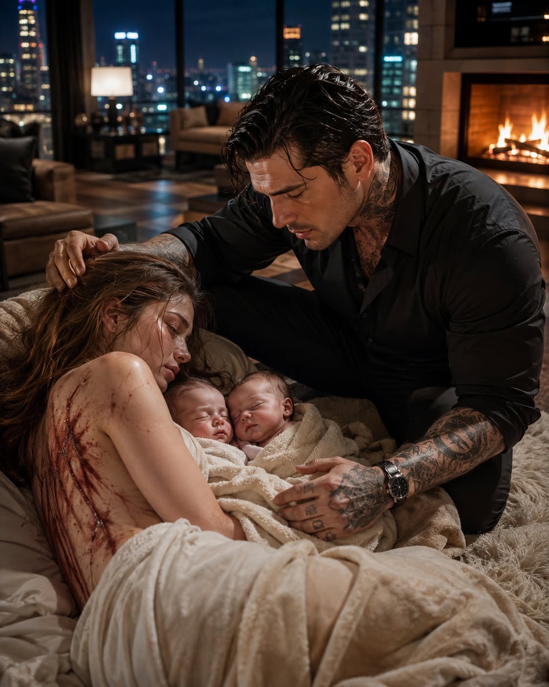 **“You’ll Live With Me Now,” Said the Ruthless Mafia Boss to the Woman Shamed for Twin Girls**