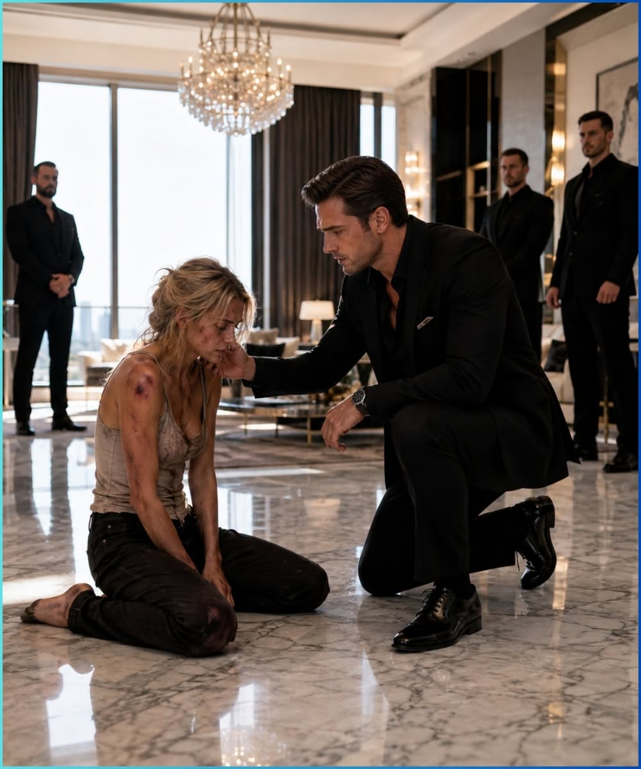 Too Bruised to Stand, She Collapsed in Front of the Mafia Boss and What His Hands Did Next Changed Both Their Lives