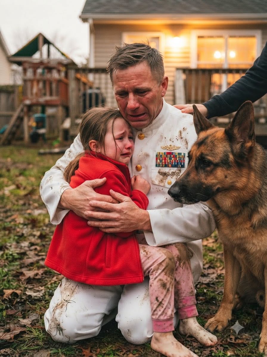BUSTER wouldn't run to me. I came home TWO DAYS EARLY from deployment and found my five-year-old SLEEPING in the mud — then she whispered, "Mommy said you died in the sand." What do you trust then?