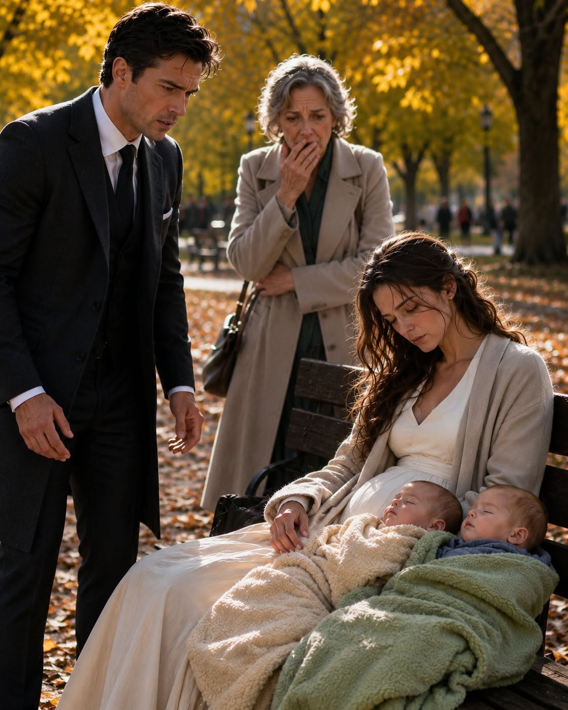I thought my ex-wife had disappeared from my life forever. Then, on a quiet autumn afternoon, I found her asleep on a park bench with two infant babies beside her. What I discovered in the next few minutes shattered every assumption I had made about the past year—and raised a question I wasn't prepared to answer.