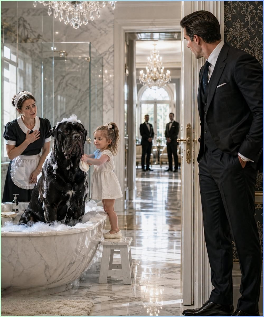 The Maid’s Toddler Bathed the Mafia Boss’s Feared Dog, but What He Did When She Was Taken Brought His Entire Empire to Its Knees