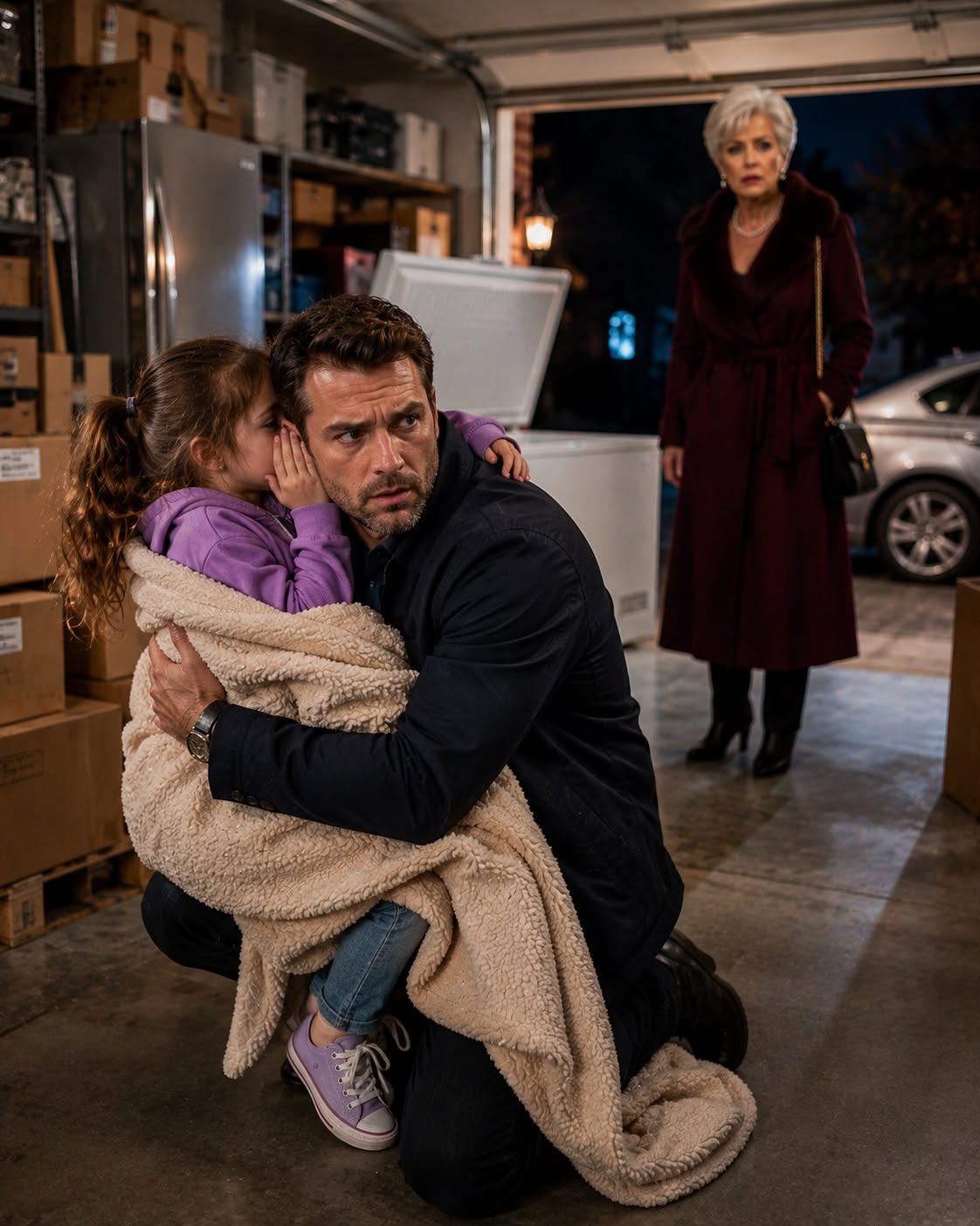 I went to my ex-wife’s house expecting to pick up the last few boxes from our divorce. Instead, I heard my five-year-old daughter whisper, “Daddy?” from inside a locked chest freezer—and what she told me after I pulled her out made me realize our broken marriage had never been the most dangerous thing happening in that house.
