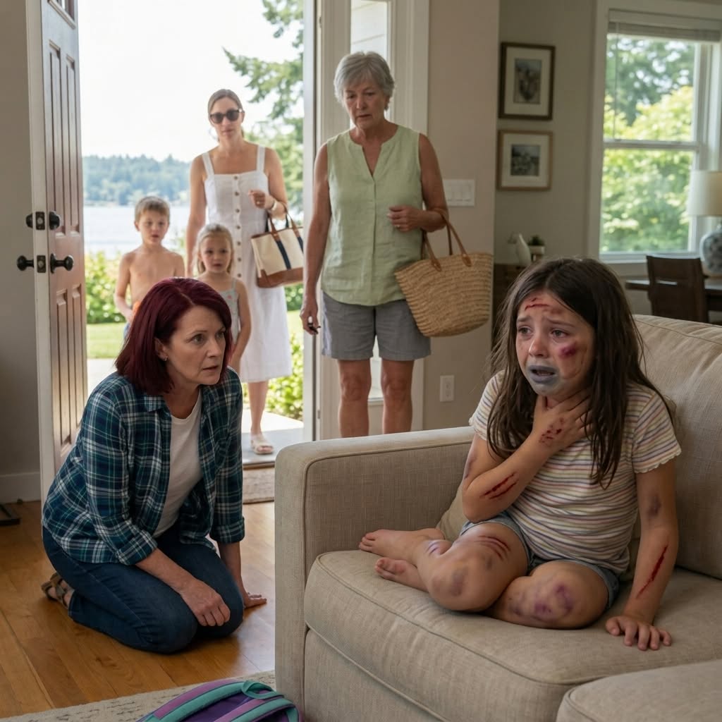 1My 10-year-old daughter almost died during a severe allergic reaction after my family abandoned her and refused to call an ambulance. Instead, they took the other kids on a luxury day trip like nothing was happening.1