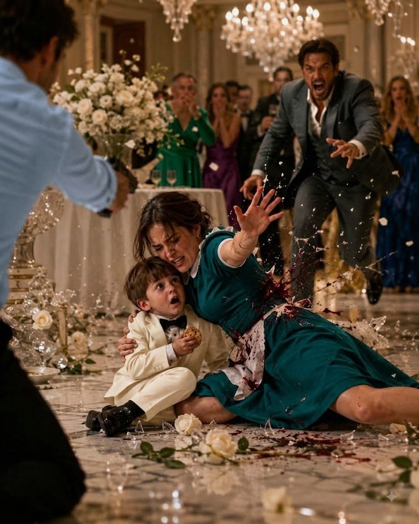 Three bullets tore into my body because I threw myself between a gunman and the six-year-old heir to New York’s most feared billionaire mafia family. Dominic Mercer watched me collapse while protecting his son—but seconds before I lost consciousness, someone in that ballroom whispered the real name I had spent eight years hiding, and suddenly I knew the shooting wasn’t only about Caleb.