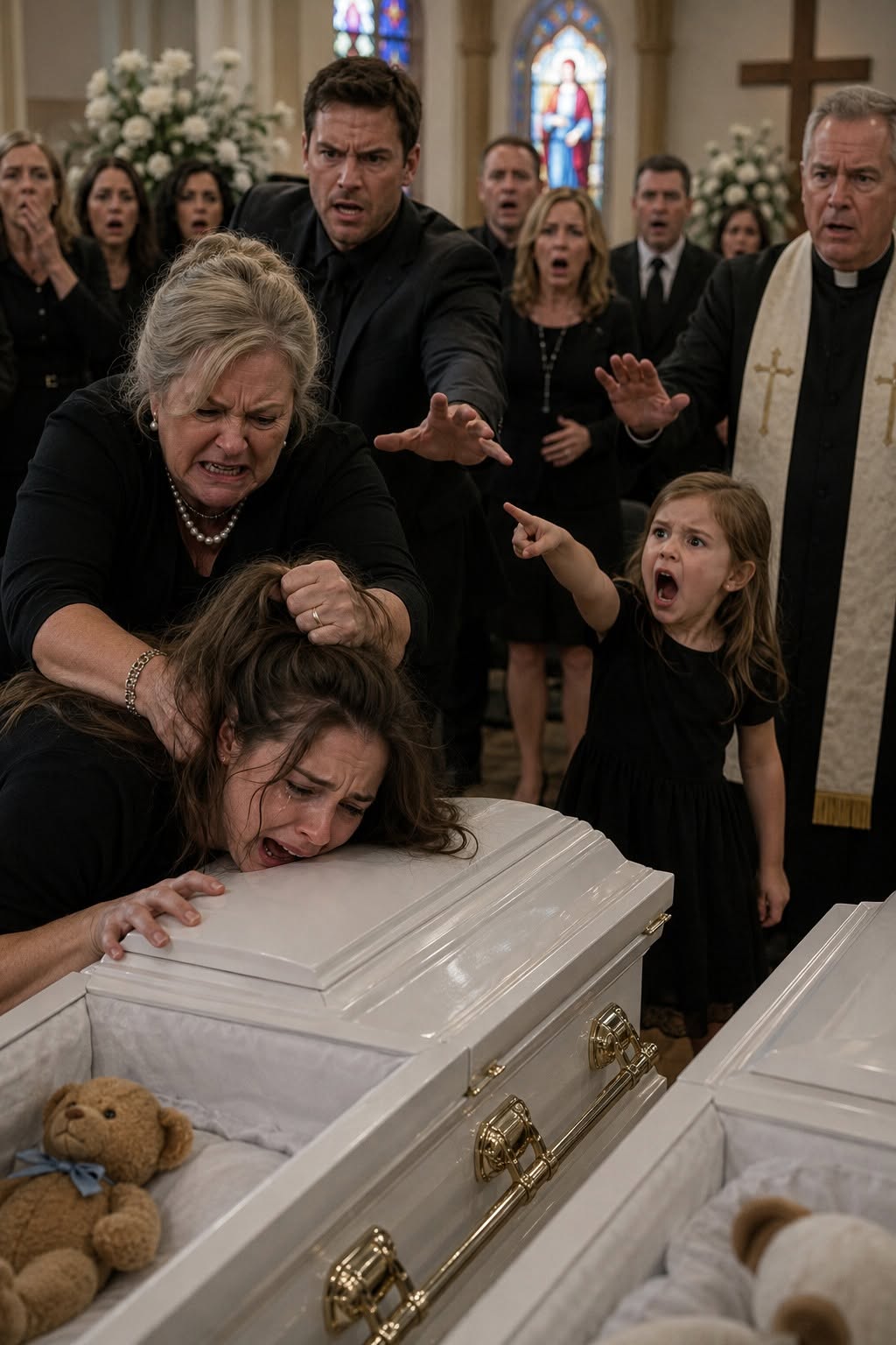 The first sound I remember from my sons’ funeral wasn’t the pastor’s prayer.
