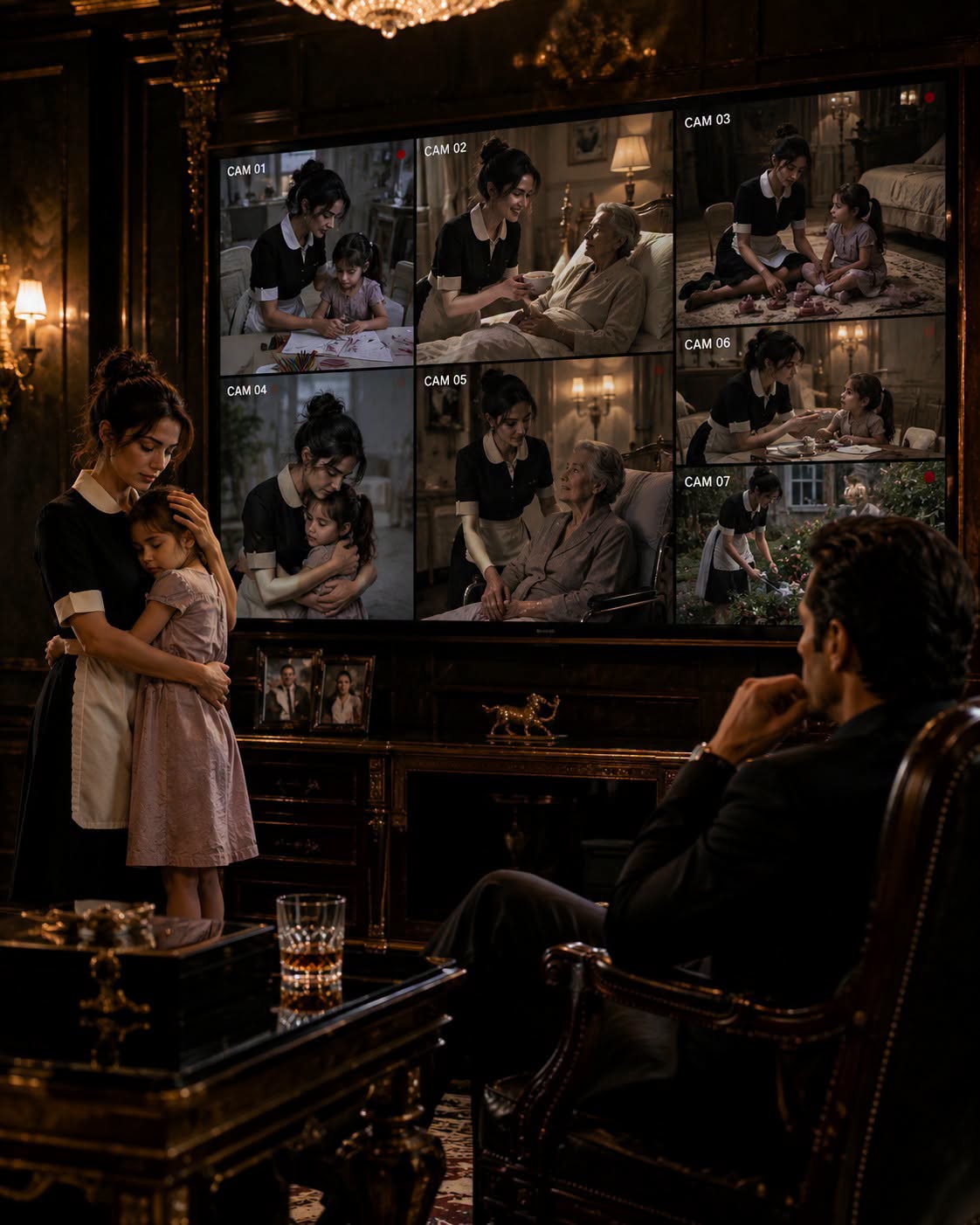 The Mafia Boss Put Hidden Cameras On His Maid To Find Proof Against Her — But What He Saw On Those Screens Made Him Feel The One Thing He Was Never Supposed To Feel