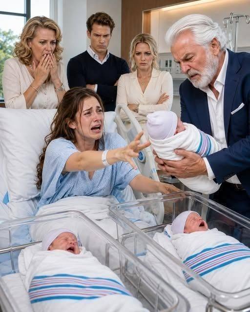 Hours After I Gave Birth to Triplets, My Father Lifted My Newborn Son From His Bassinet and Said, “You Have Three Babies—Your Brother Has None.” At First, I Thought My Family Had Simply Crossed an Unthinkable Boundary. Then a Hospital Employee Showed Me a Document With My Name and a Signature That Looked Almost Exactly Like Mine—Except I Had Never Signed Anything. What Frightened Me Most Was What I Learned Next: This Hadn't Begun That Morning. Someone Had Been Making Plans Around My Son Months Before He Was Even Born