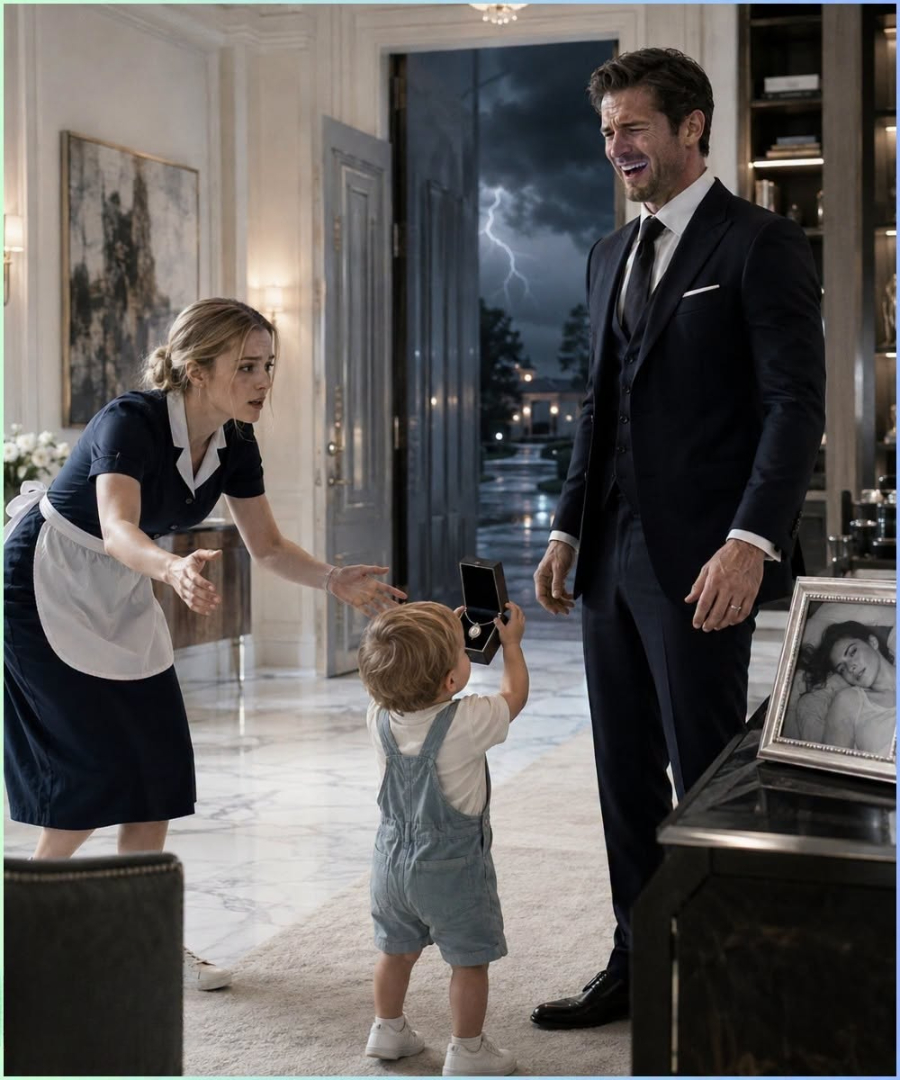 The Billionaire Boss Hadn’t Laughed in Ten Years Until His Maid’s Toddler Broke His One Rule and Brought the Worst Night of His Life Back Through the Door
