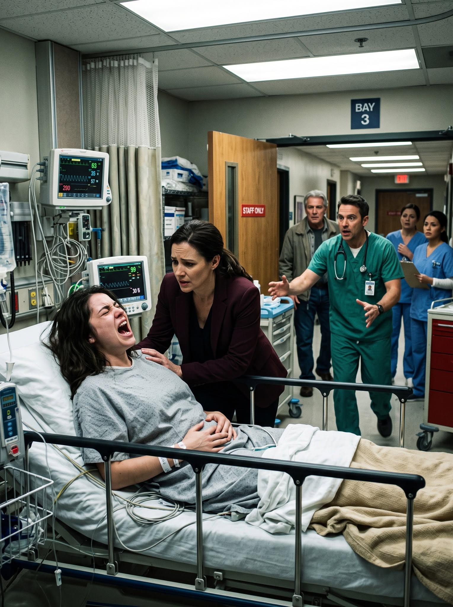 A teenage girl had been vomiting for three days, and her father said she was just being dramatic, until in the emergency room she screamed a sentence that left her mother frozen: "He knows why it hurts."