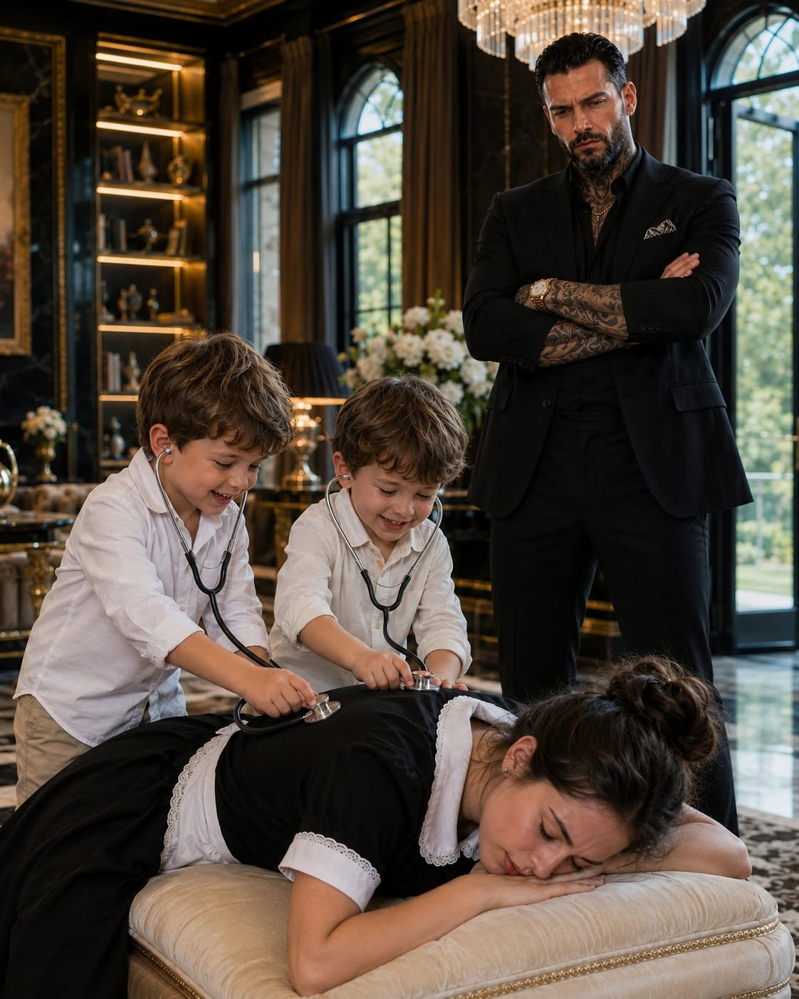 A notorious Connecticut mafia boss had already burned through more than $3 million trying to save his six-year-old twin sons, but every specialist gave him a different answer. Then I walked into his mansion as their new nanny, challenged the doctor who treated me like hired help, and noticed something inside that beautiful house no one had thought to question.