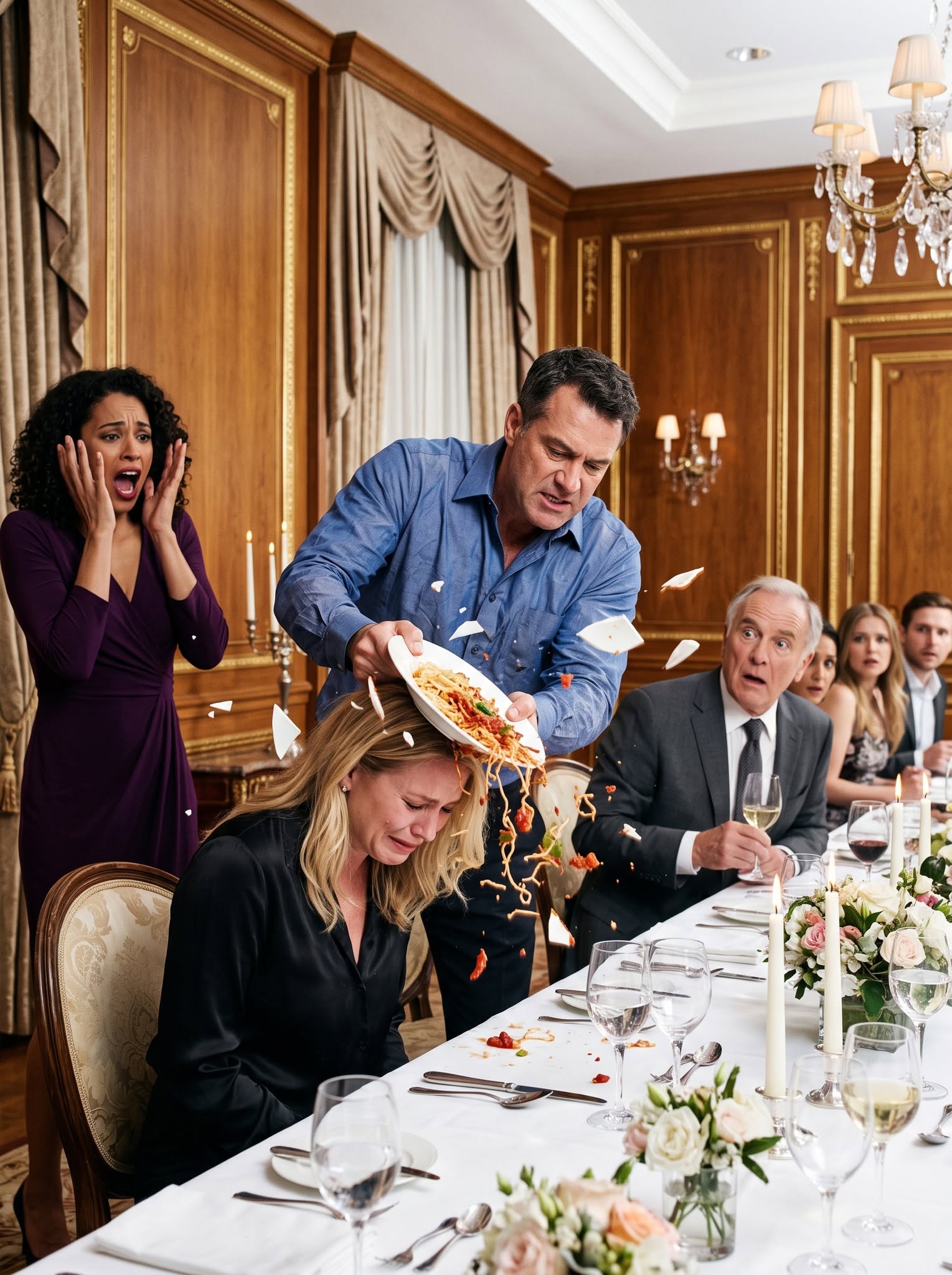 In the Middle of a Family Gathering, My Husband Exploded Because I Refused to Transfer My Apartment to His Mother and Give Her $1,200 a Month. He Yelled at Me, H:it Me with a Plate in Front of Everyone... But When I Stood Up and Said, "You Have No Idea What I'm Capable Of," the Entire Room Fell Silent.