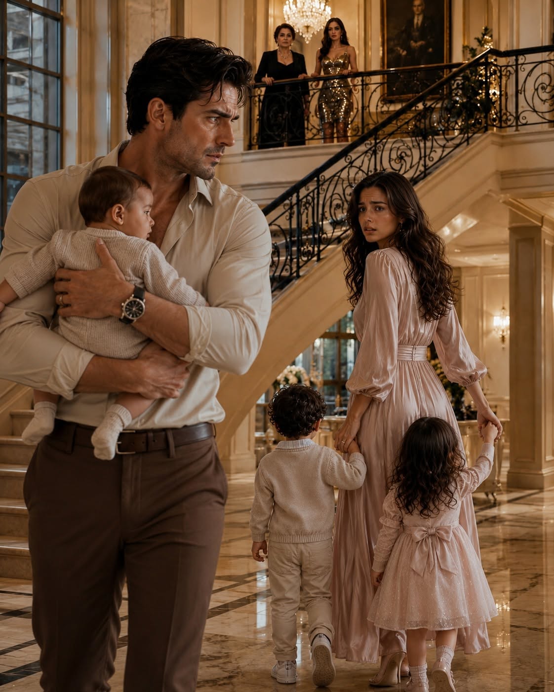 Four years after my husband destroyed our secret marriage and convinced me I meant nothing to him, I saw Sebastian Vale across Central Park and ran with a stroller carrying three children he never knew existed. I almost escaped—until my son turned around, and Sebastian saw the same gray eyes that had belonged to Vale men for generations.