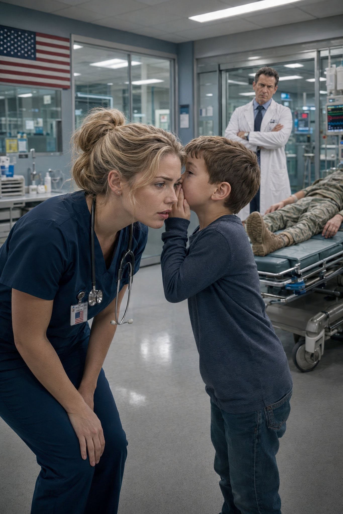 “He Hurts Daddy Every Time You Leave,” the SEAL Captain’s Terrified 7-Year-Old Warned the Charge Nurse—But When His Father’s Heart Began Failing at 3 A.M...