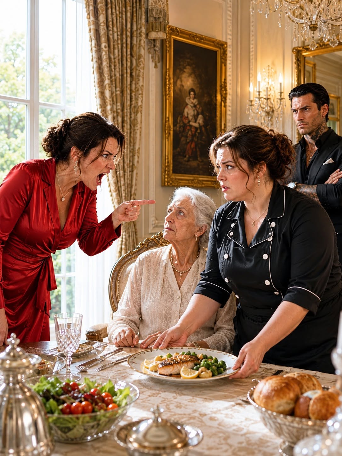 the mafia boss’s starving mother threw every plate away—until the curvy cook defied him, uncovered the betrayal in his own house, and he claimed her as the woman no one would ever humiliate again