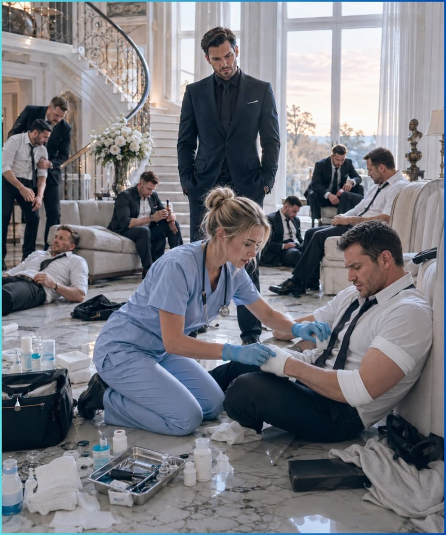 A Broke Night Nurse Saved Nine Bleeding Bodyguards Before Dawn, and the Mafia Boss Who Watched Her Risk Everything Made One Choice That Changed Her Life Forever