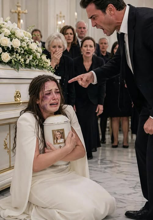I walked out of the hospital clutching my daughter’s ashes when my husband, sitting with his mistress, called and said, “The bill is already paid. Stop bothering me.” I didn’t argue. I didn’t cry. I pulled out an old phone and dialed the number my father had given me three years earlier. What the man on the other end had been preparing could destroy my husband’s entire family.