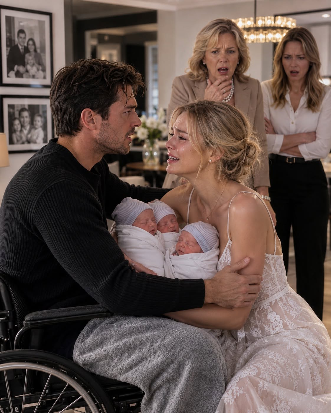 I Survived A Plane Crash, But My Family Used My Recovery To Steal Seven Months Of My Marriage. They Told My Wife I Was Gone Forever, And Told Me She Had Betrayed Me. When I Finally Found Her, She Was In Labor With Our Triplets. I Looked At My Mother And Said, “She Is My Family Now.”