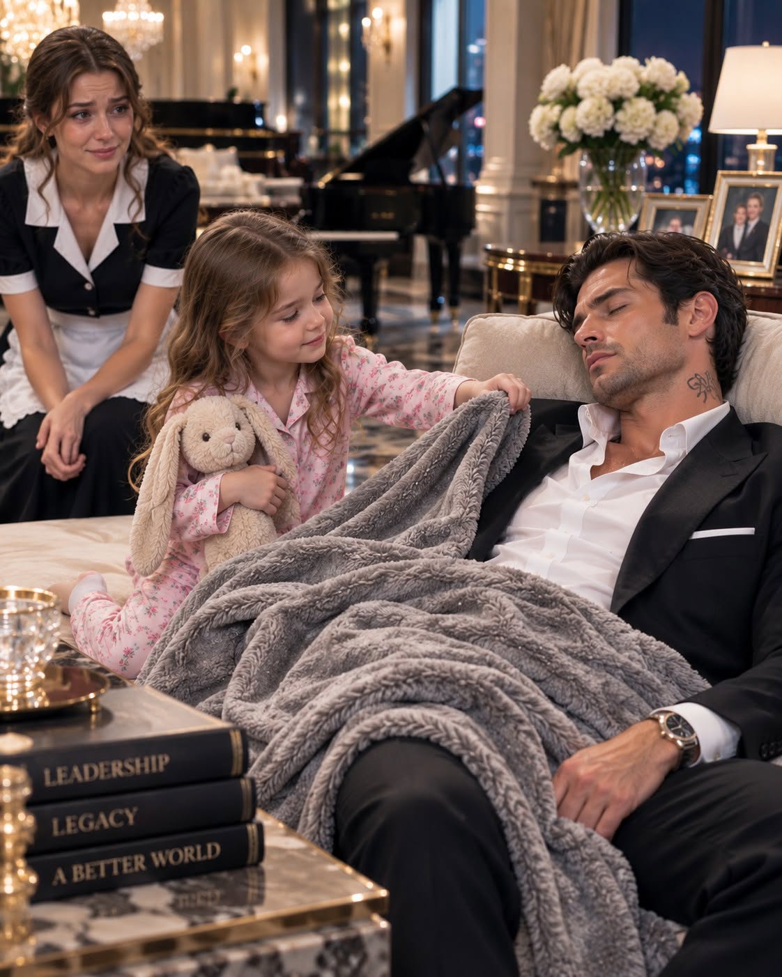 The Billionaire Boss Pretended to Sleep to See Who Still Cared, but His Maid’s Toddler Gave Him the One Thing His $40 Billion Couldn’t Buy