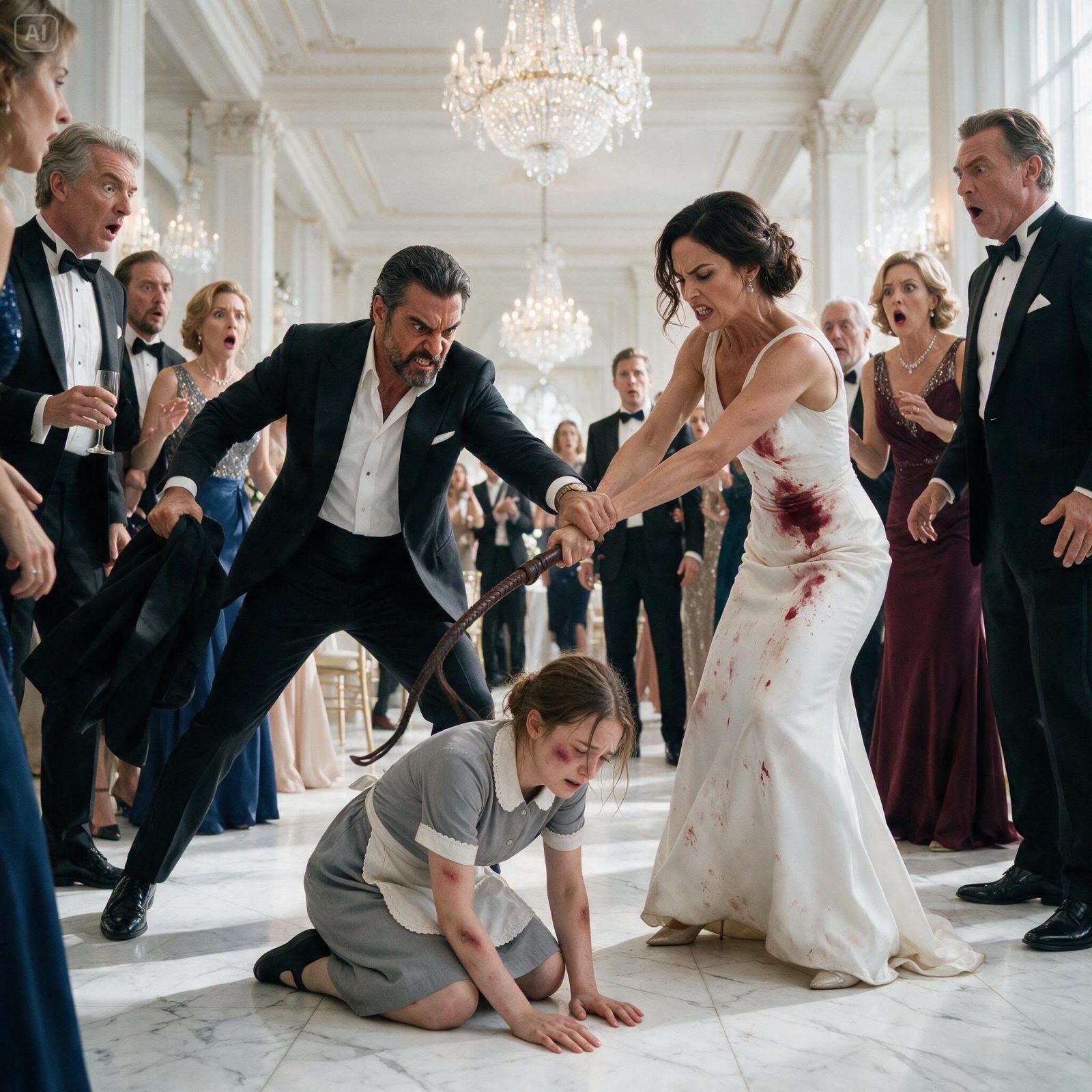 Everyone called me a disgraceful maid who had ruined a high-society gala, but no one knew the deadly secret I was protecting for my employer’s mother. Just when his fiancée was about to destroy me completely, he stepped in with a truth that left the entire room silent.
