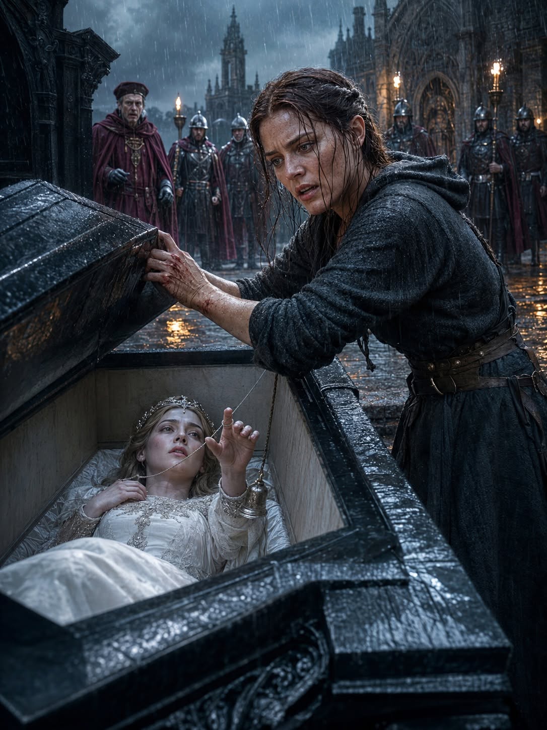SHE HEARD A BELL INSIDE THE PRINCESS’S COFFIN—THEN THE KING ORDERED HER EXECUTION