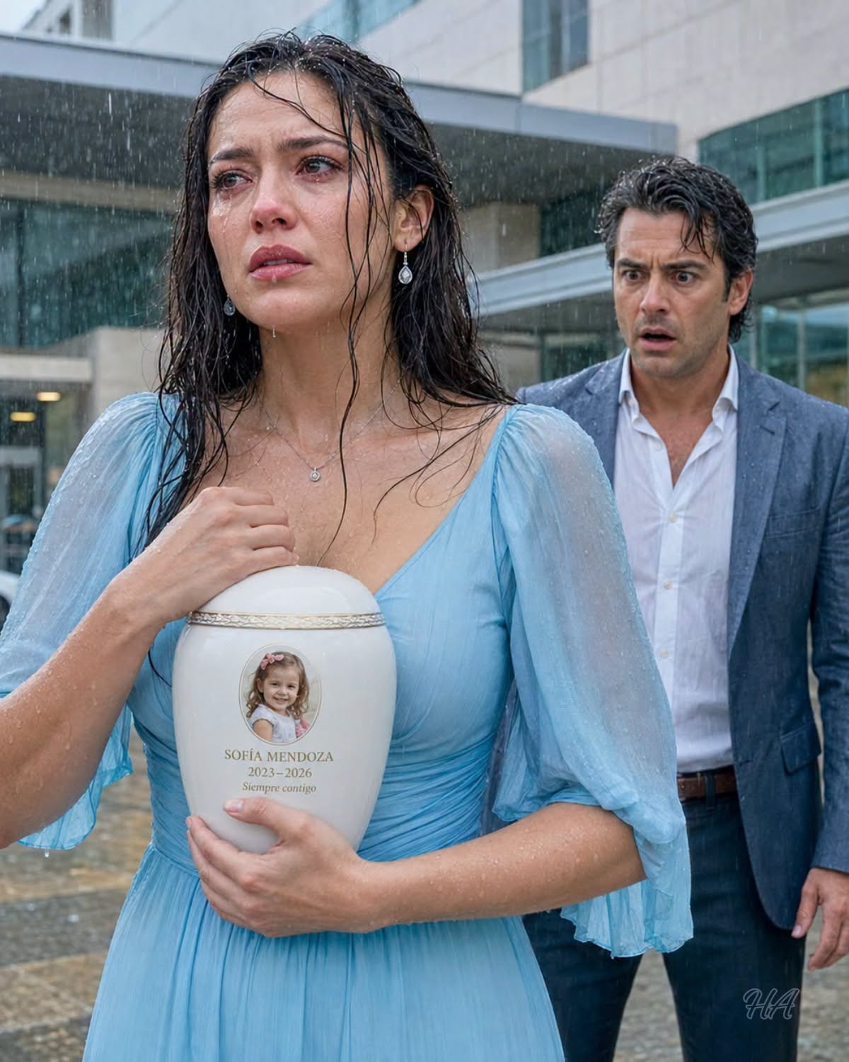 My husband told me to “stop being dramatic” while I was walking out of the hospital carrying our three-year-old daughter’s ashes.