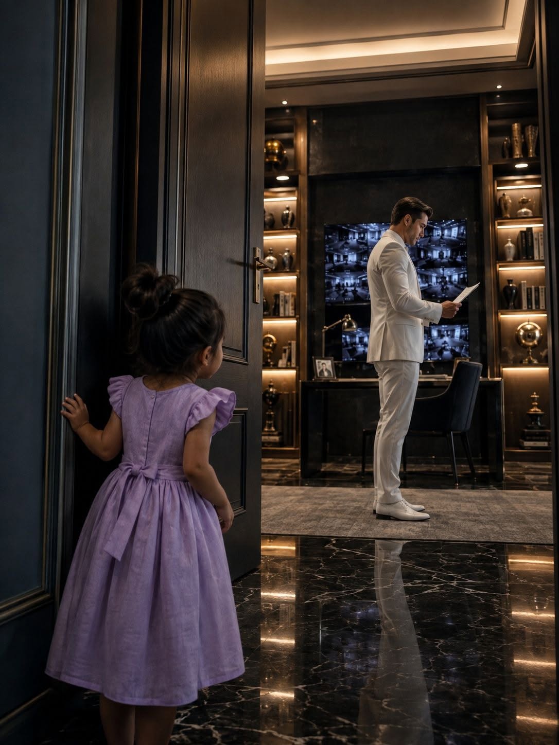 The Maid’s Toddler Followed the Billionaire CEO Into His Forbidden Security Room — What She Found Shocked Him