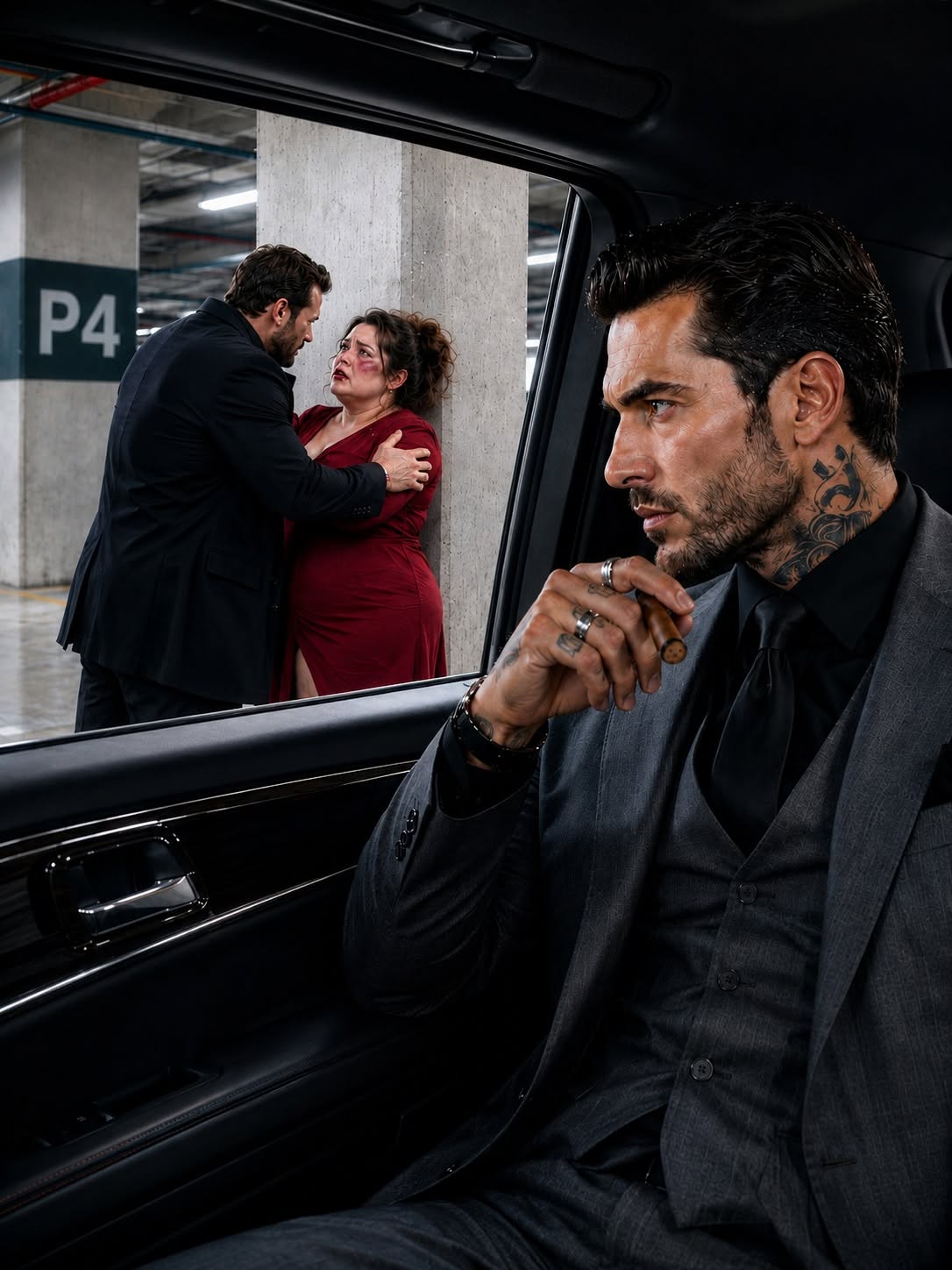 Her Violent Ex Cornered Her in the Garage to Drag Her Back—Until the Mafia Boss Who Secretly Protected Her Stepped Out of the Shadows