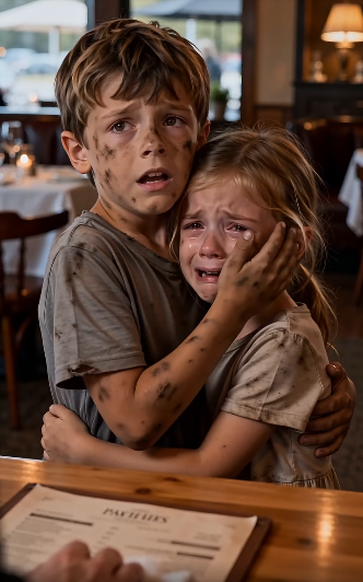 A hungry 10-year-old boy asked a stranger for leftover food for his little sister—but the old man recognized the photo in his hand and whispered a name that changed everything.