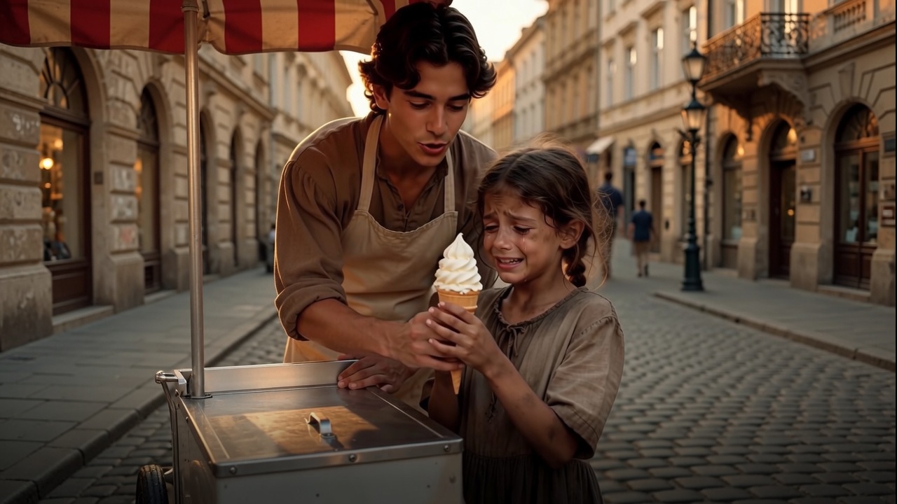 I Gave A Crying Homeless Girl An Ice Cream... Then She Handed Me A Bracelet I Buried With My Daughter