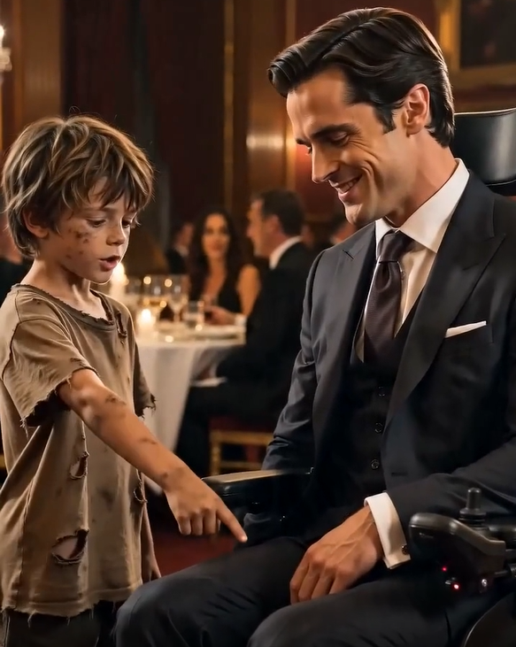 The Homeless Boy Touched His Legs—Then The Billionaire Stood Up