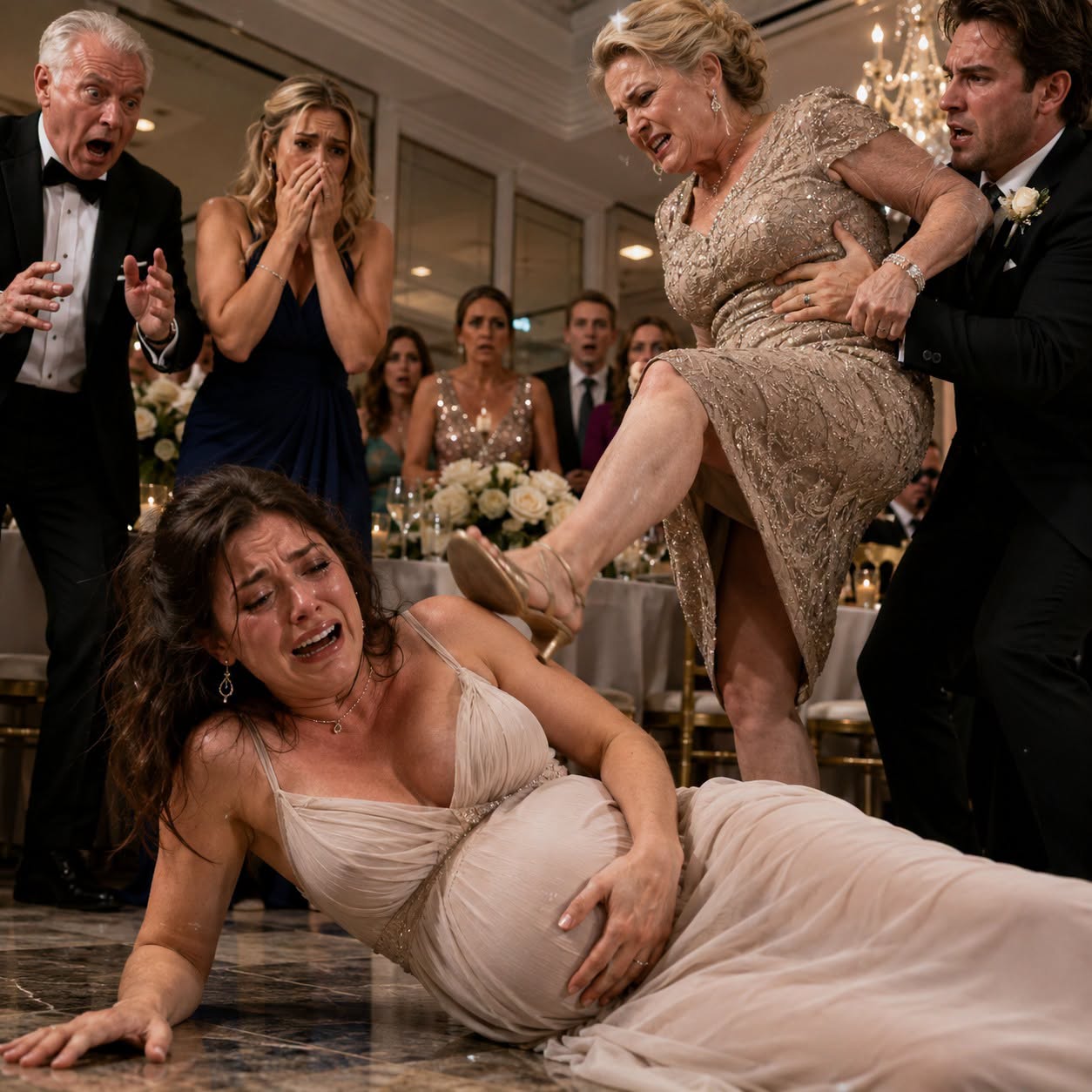 On our fifth wedding anniversary, I thought it was the perfect moment to tell my husband I was pregnant. Before I could finish, my mother-in-law scoffed, “You’re always desperate for attention.” Then she kicked me in the stomach, sending me crashing to the floor. I woke in the hospital as the doctor revealed something that left everyone speechless...