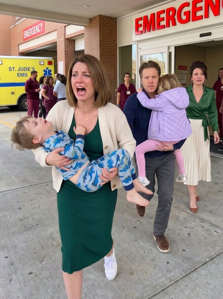 I held our feverish son as his body convulsed, begging for help, while my husband chose his mistress’s child first at the ER.