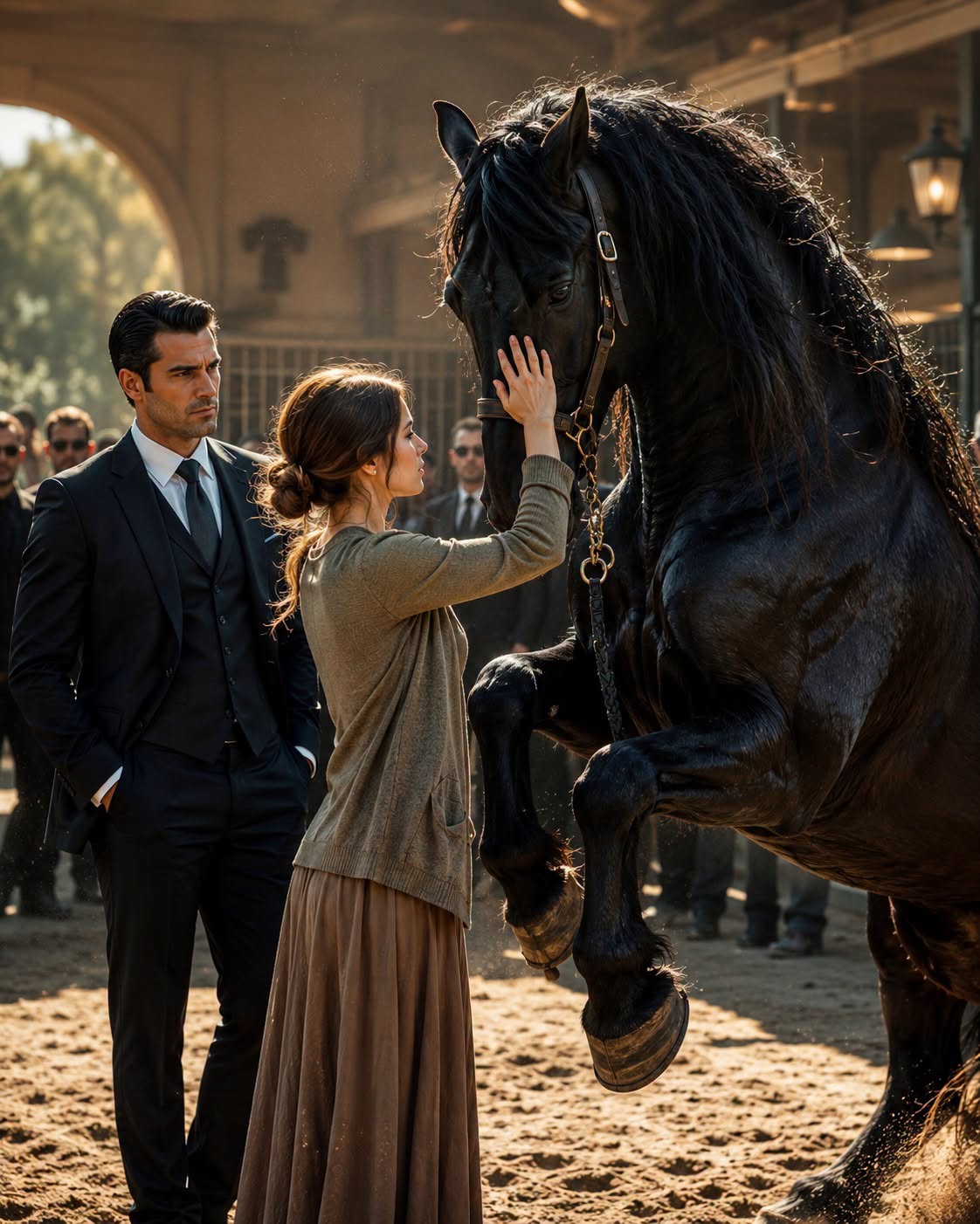 The Mafia Boss Thought He Had Hired an Ordinary Nanny—Until She Walked Into His Death Ring and Tamed His $1.4 Million Stallion with a Single Touch