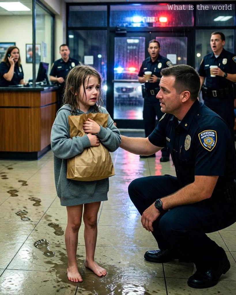 The Little Girl Refused To Let Go Of The Worn Bag As She Whispered, “Please... I Brought Him Here.” Minutes Later, A Police Officer Opened The Bag—And Every Adult Around Them Fell Silent.