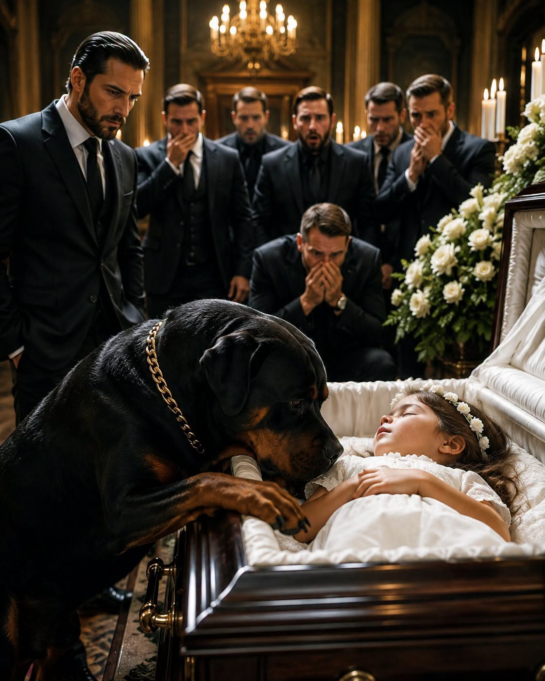 The mafia boss's dog never left the little girl's side — then his henchmen discovered a horrifying truth!