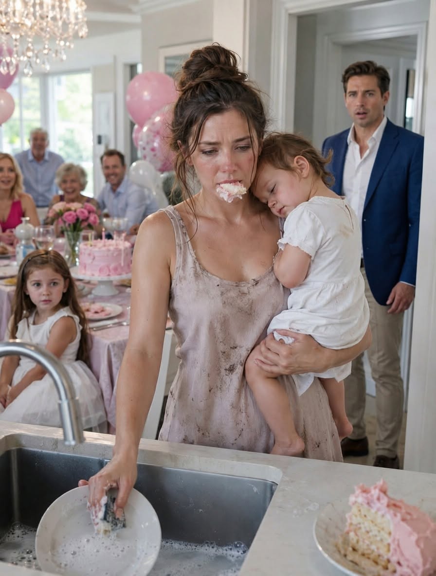 I left work early on my son's first birthday and came home to find my mother serving seafood to twenty relatives while my wife washed dishes with our sick baby in her arms.