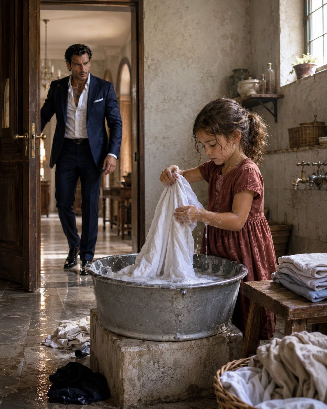 The house was supposed to be empty. No calls, no warnings — just four days of silence broken by running water and a child's voice humming a lullaby no one had sung in that mansion for twenty