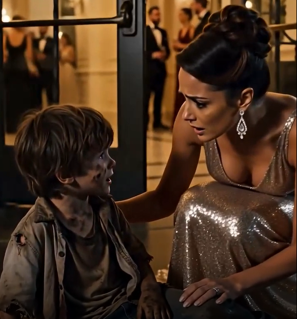 The full story: The Homeless Boy Bumped Into a Waiter... Seconds Later, the Wealthiest Woman in the Ballroom Dropped to Her Knees Crying.