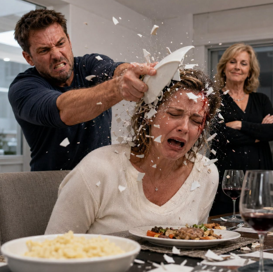 My husband smashed a plate over my head during a family dinner because I refused to give my apartment to his mother. I cleaned up the blood, called 911, and told him, "You have no idea what I'm capable of." - True Stories